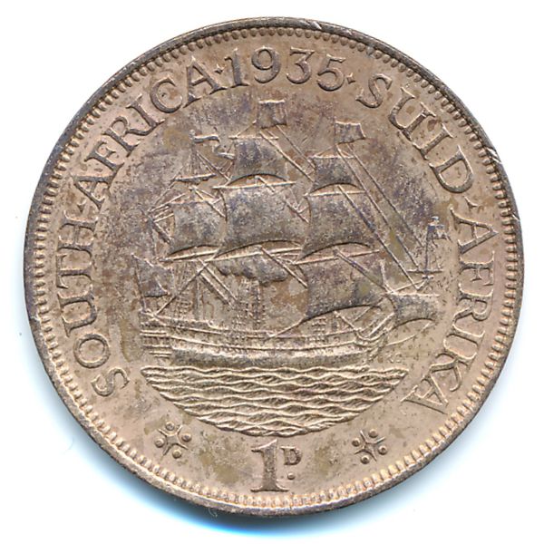 ЮАР, 1 пенни (1935 г.)