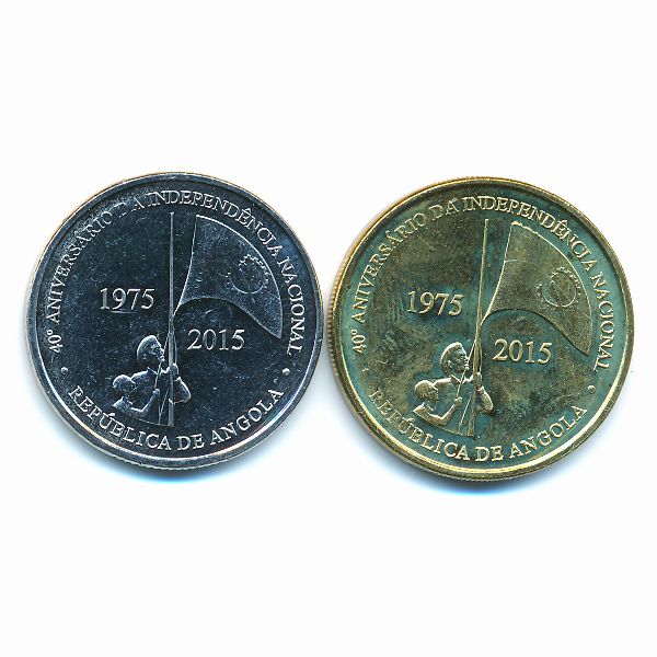Ангола, Набор монет (2015 г.)