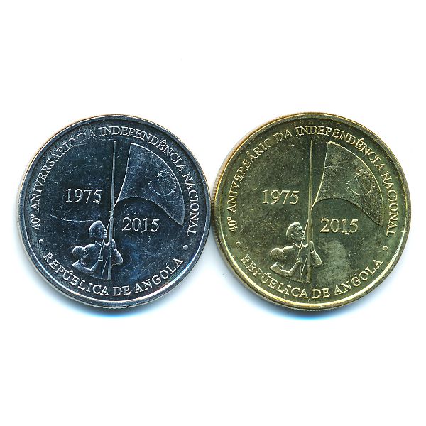 Ангола, Набор монет (2015 г.)