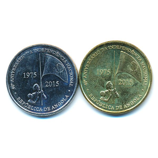 Ангола, Набор монет (2015 г.)