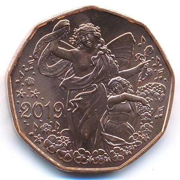 Австрия, 5 евро (2019 г.)