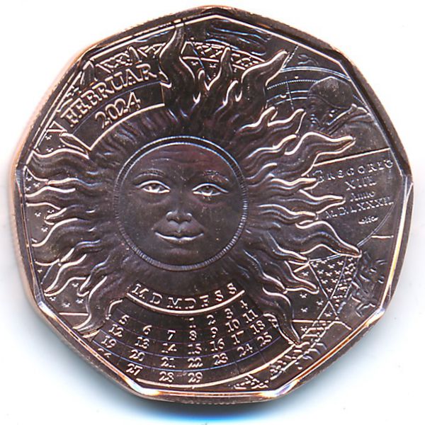 Австрия, 5 евро (2024 г.)