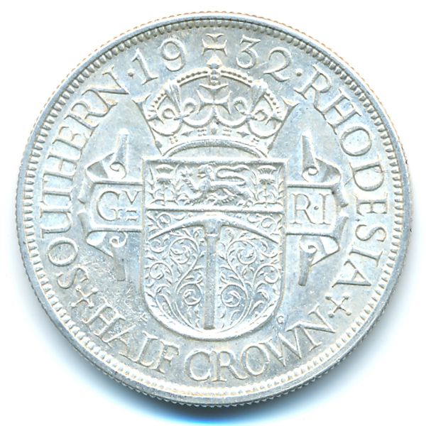 Южная Родезия, 1/2 кроны (1932 г.)