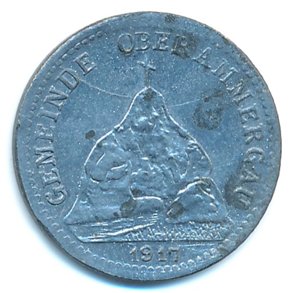 Обераммергау., 10 пфеннигов (1917 г.)