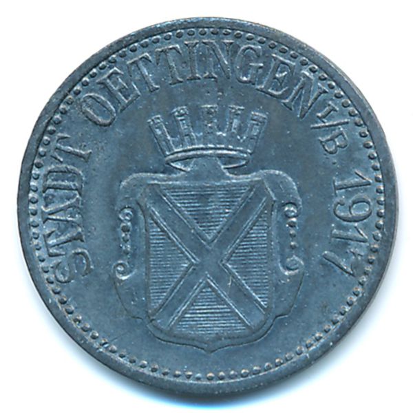 Эттинген., 10 пфеннигов (1917 г.)