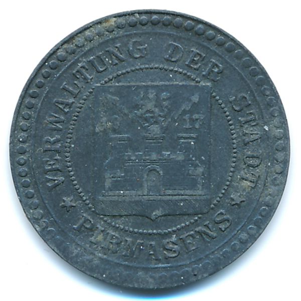 Пирмазенс., 50 пфеннигов (1917 г.)