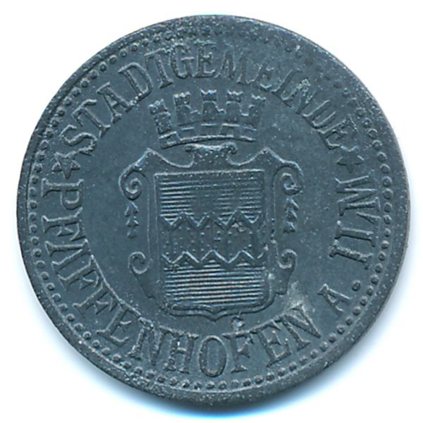 Пфаффенхоффан., 10 пфеннигов (1917 г.)