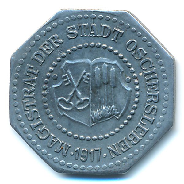 Ошерслебен., 10 пфеннигов (1917 г.)