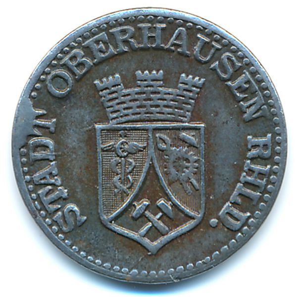 Оберхаузен., 10 пфеннигов (1919 г.)