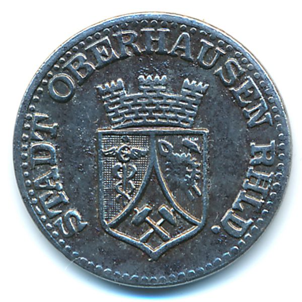 Оберхаузен., 10 пфеннигов (1919 г.)