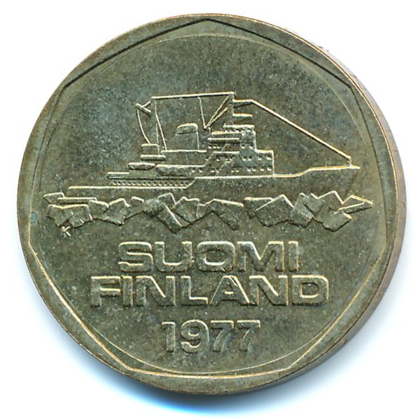 Финляндия, 5 марок (1977 г.)