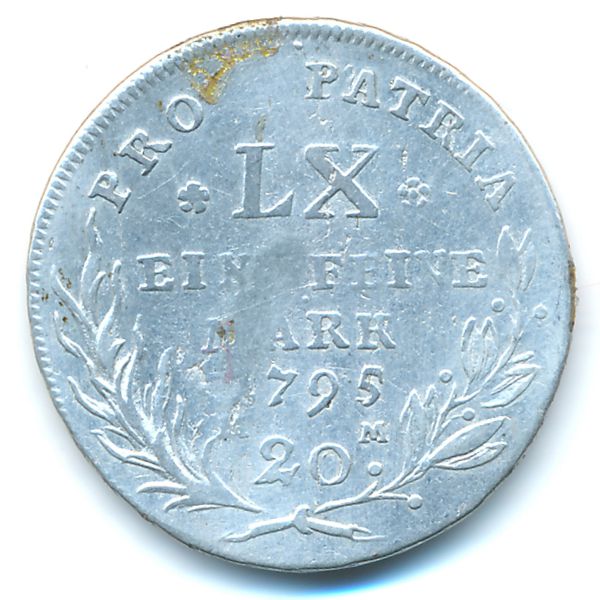 Вюрцбург, 20 крейцеров (1795 г.)