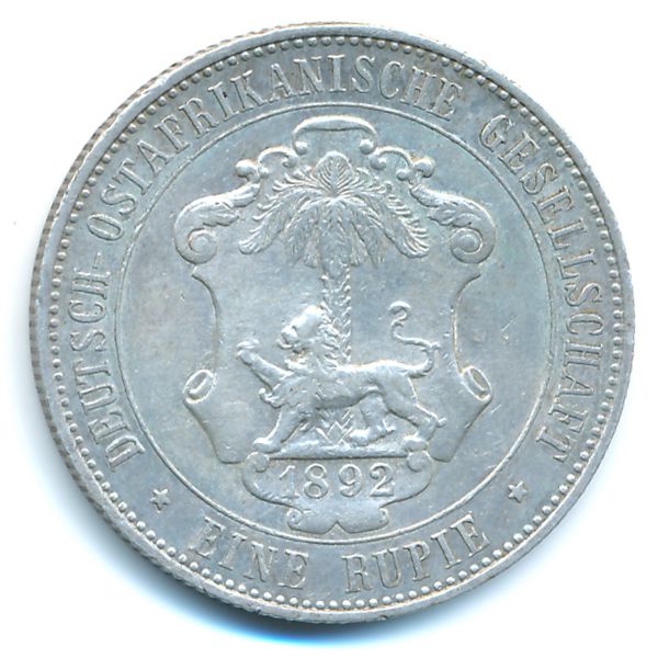 Немецкая Африка, 1 рупия (1892 г.)