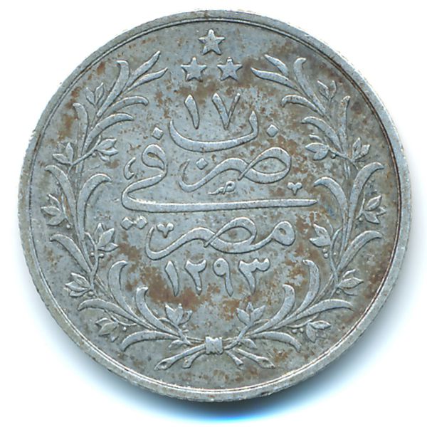 Египет, 5 кирш (1889 г.)