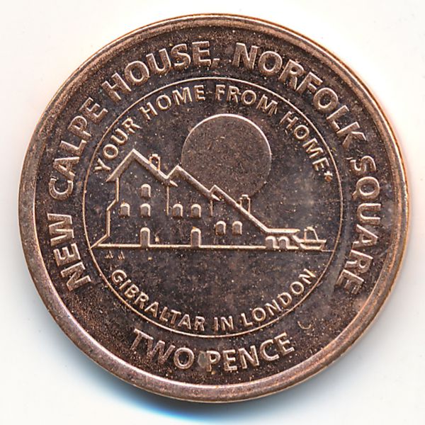 Гибралтар, 2 пенса (2018 г.)