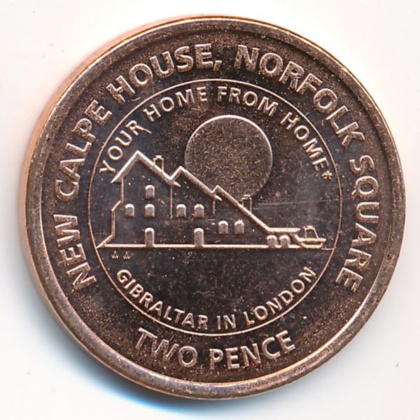 Гибралтар, 2 пенса (2018 г.)