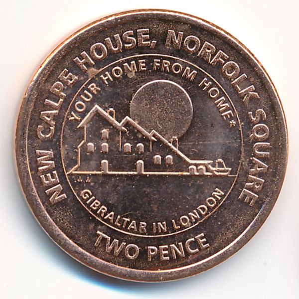 Гибралтар, 2 пенса (2018 г.)