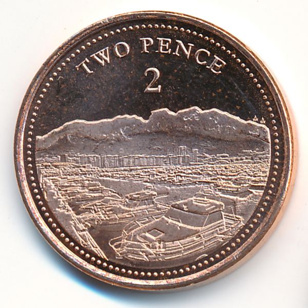 Гибралтар, 2 пенса (2020 г.)