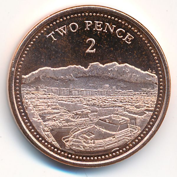 Гибралтар, 2 пенса (2020 г.)