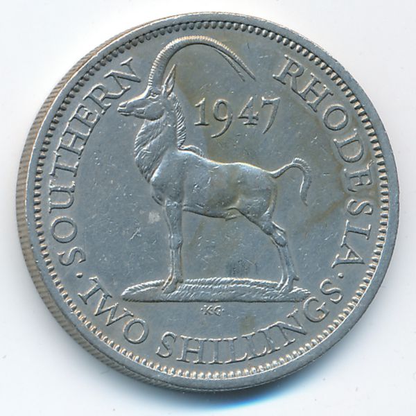 Южная Родезия, 2 шиллинга (1947 г.)