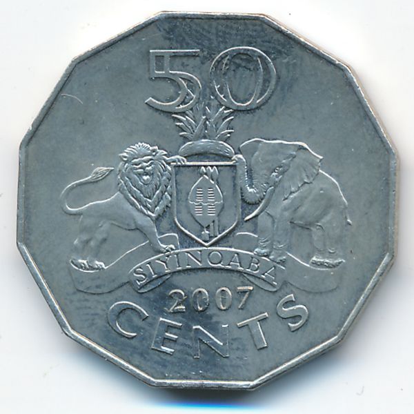 Свазиленд, 50 центов (2007 г.)