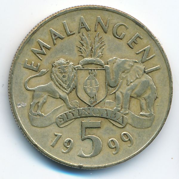 Свазиленд, 5 эмалангени (1999 г.)