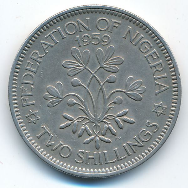 Нигерия, 2 шиллинга (1959 г.)