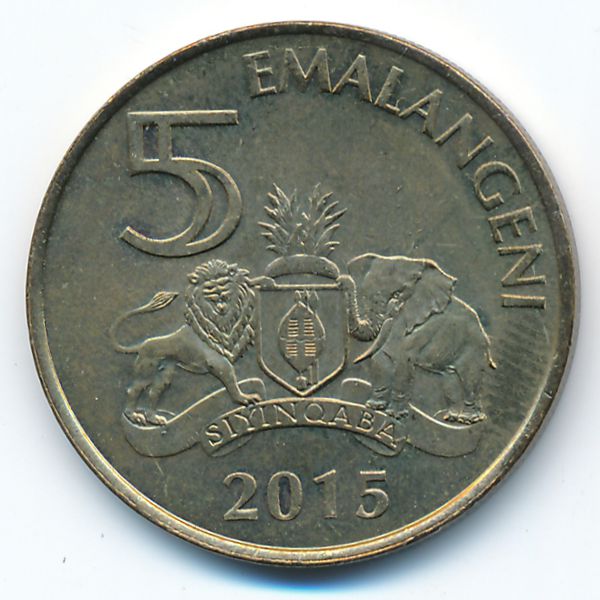 Свазиленд, 5 эмалангени (2015 г.)