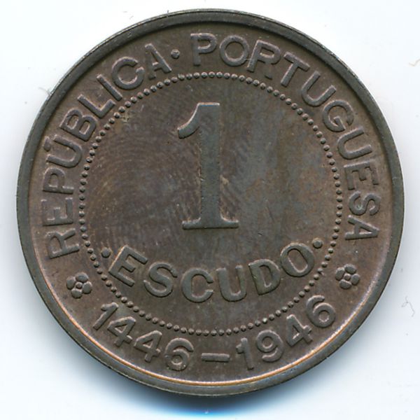 Гвинея-Бисау, 1 эскудо (1946 г.)