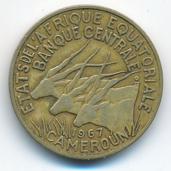 Камерун, 10 франков (1967 г.)
