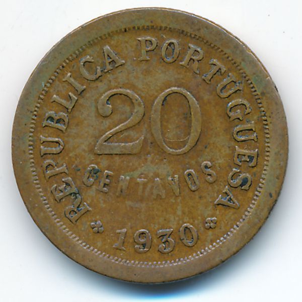 Кабо-Верде, 20 сентаво (1930 г.)
