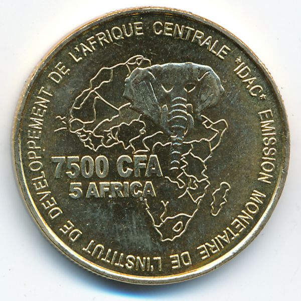 Камерун, 7500 франков КФА (2006 г.)