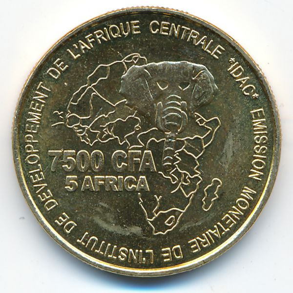 Камерун, 7500 франков КФА (2006 г.)