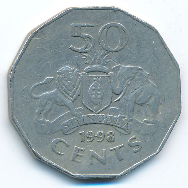Свазиленд, 50 центов (1998 г.)