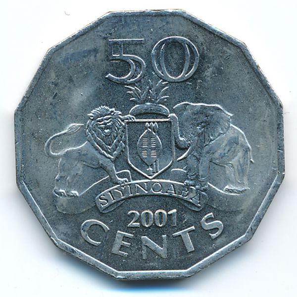 Свазиленд, 50 центов (2001 г.)