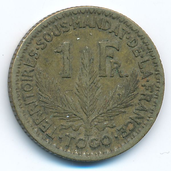 Того, 1 франк (1924 г.)
