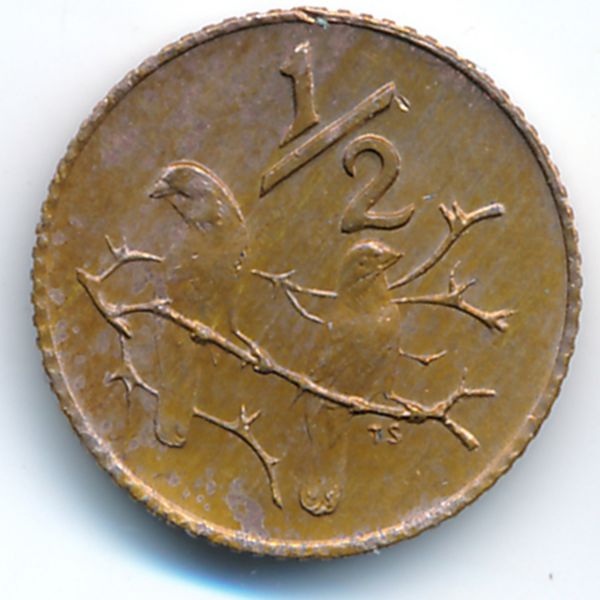ЮАР, 1/2 цента (1970 г.)