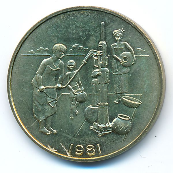Западная Африка, 10 франков (1981 г.)