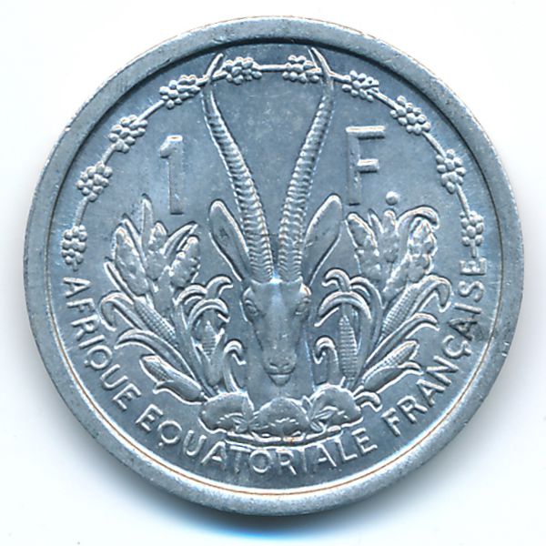 Французская Экваториальная Африка, 1 франк (1948 г.)