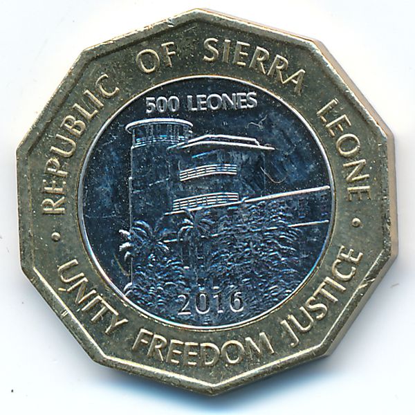 Сьерра-Леоне, 500 леоне (2004 г.)