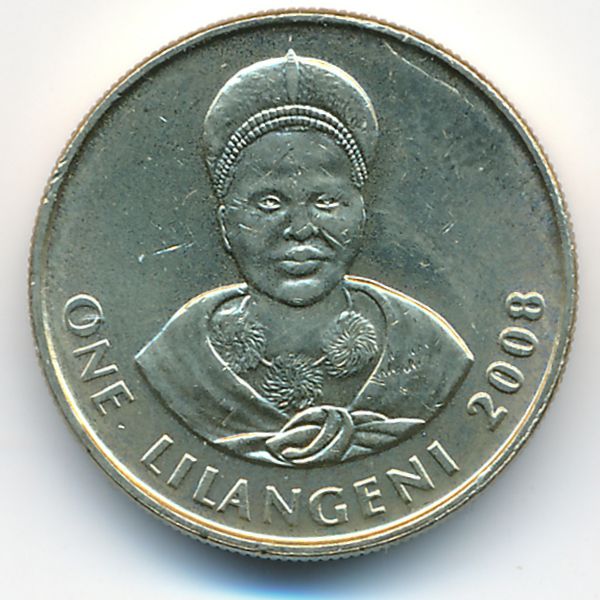 Свазиленд, 1 лилангени (2008 г.)