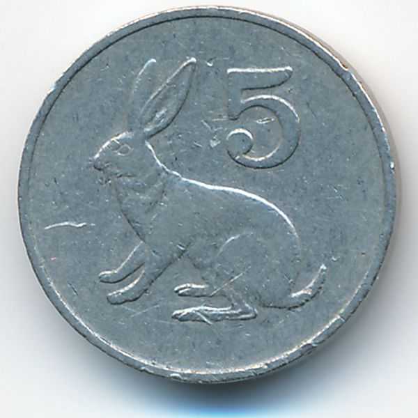 Зимбабве, 5 центов (1990 г.)