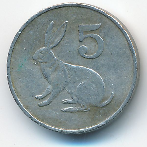 Зимбабве, 5 центов (1991 г.)
