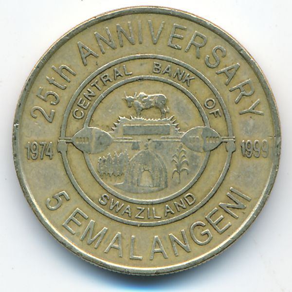 Свазиленд, 5 эмалангени (1999 г.)