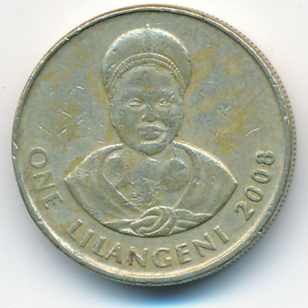 Свазиленд, 1 лилангени (2008 г.)