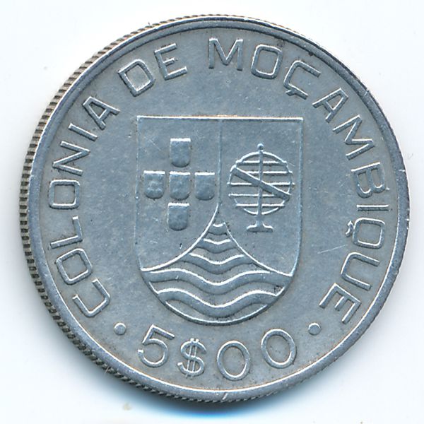 Мозамбик, 5 эскудо (1935 г.)