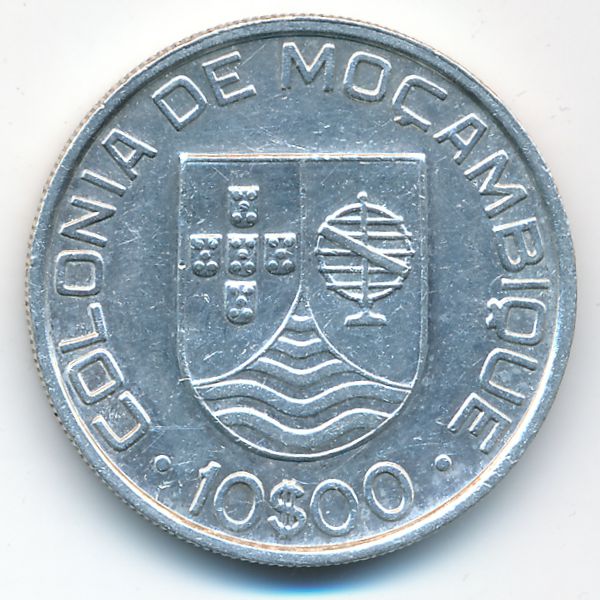 Мозамбик, 10 эскудо (1936 г.)