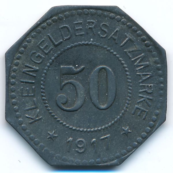 Розенхайм., 50 пфеннигов (1917 г.)