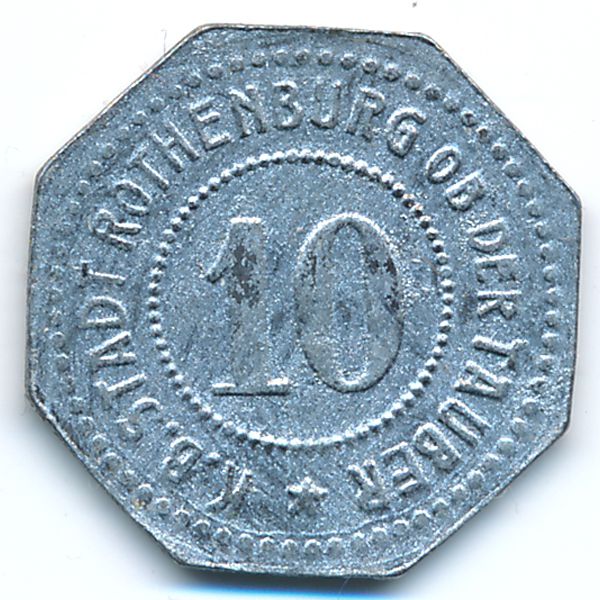 Роттенбург., 10 пфеннигов