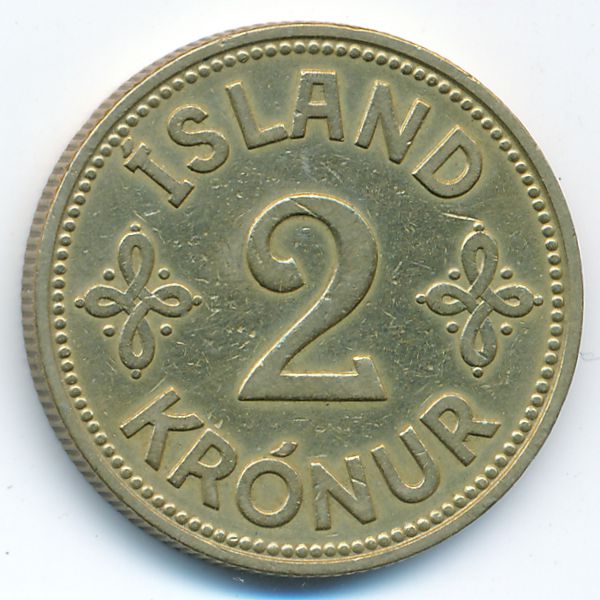 Исландия, 2 кроны (1940 г.)